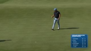 Matt Wallace pours in putt for birdie at Corales Puntacana